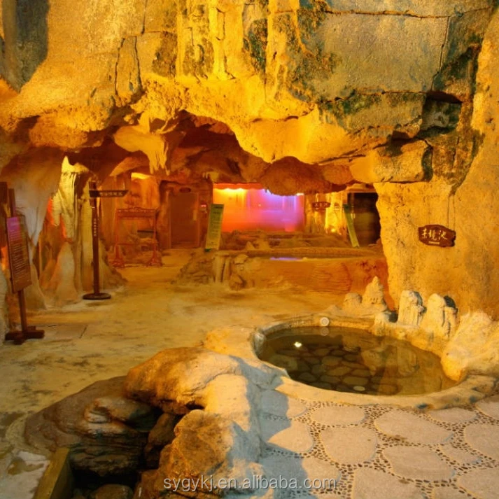 
artificial rock fountains rockery caves for indoor decoration 