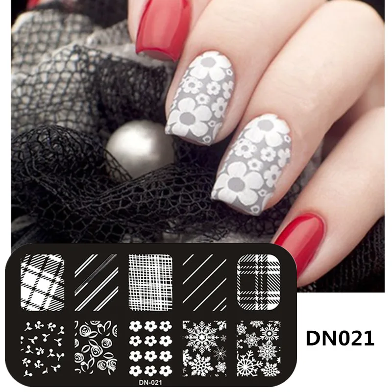 Nail Art Stamp Stamping Template Image Plates