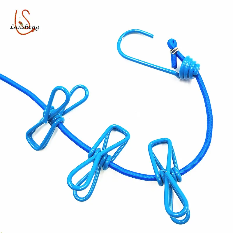 2021 New Hot-selling Products Elastic Bungee Cord With Metal Clips