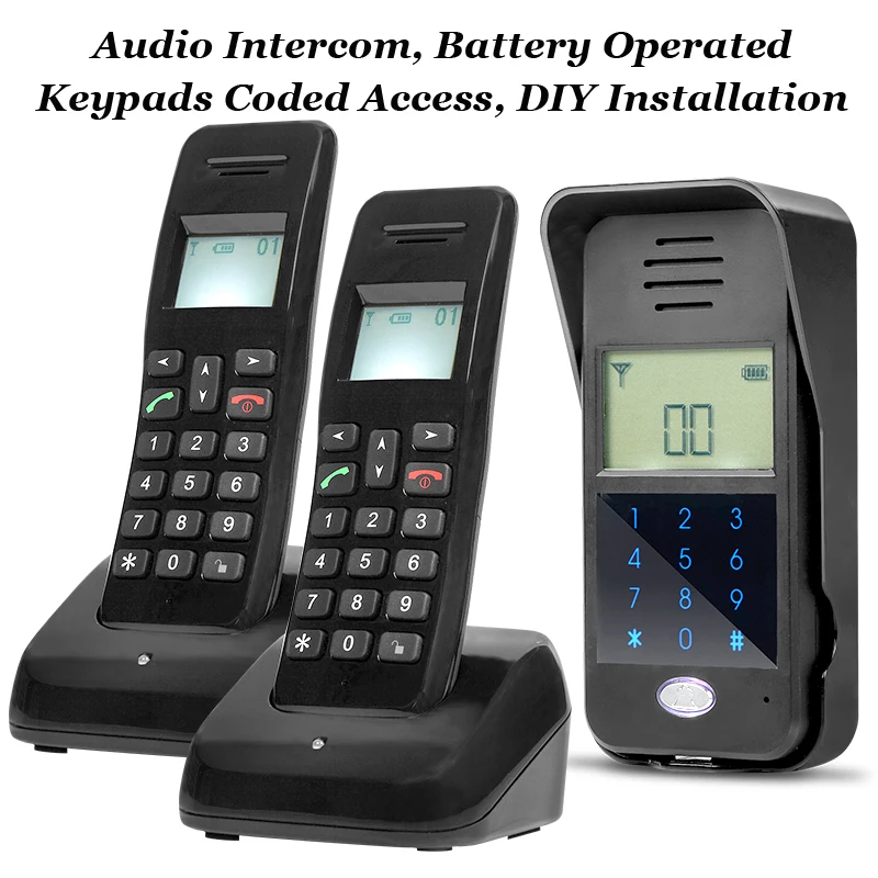 Новый дизайн товара блокировка клавиатуры квартира аудио дверь домофон
