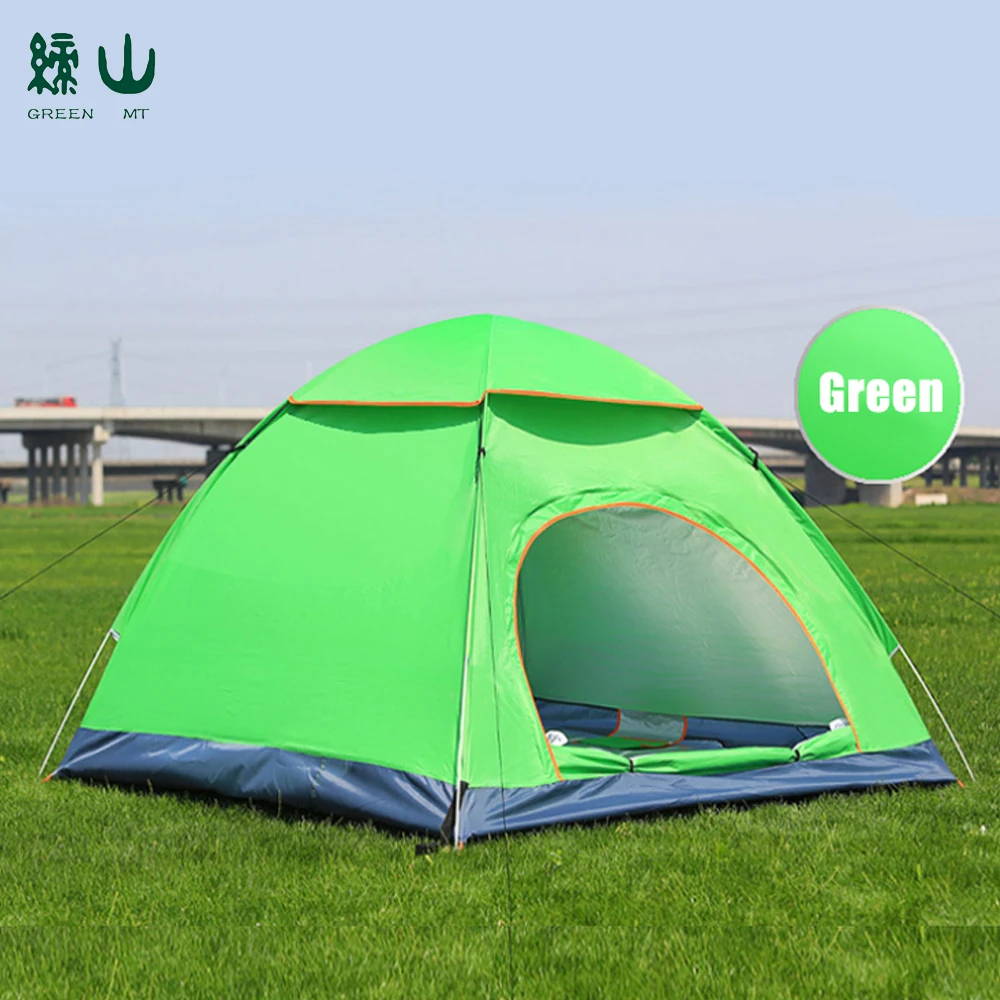 Wholesale Custom Printed Logo  UV Protection 1 2 3 4 Person Waterproof Folding Automatic Pop Up Outdoor Camping Tent