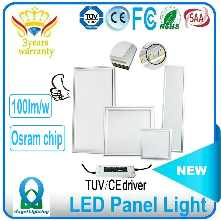 Сверхтонкий 600 600 2x4 поверхность установлен Samsung 5630 SMD 100lm / W 600x600 квадрат Светодиодная панель