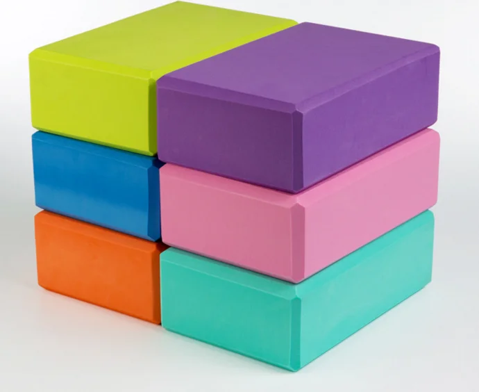 Customized weight print logo yoga eva foam block/brick with fitness 120g 150g 180g 200g