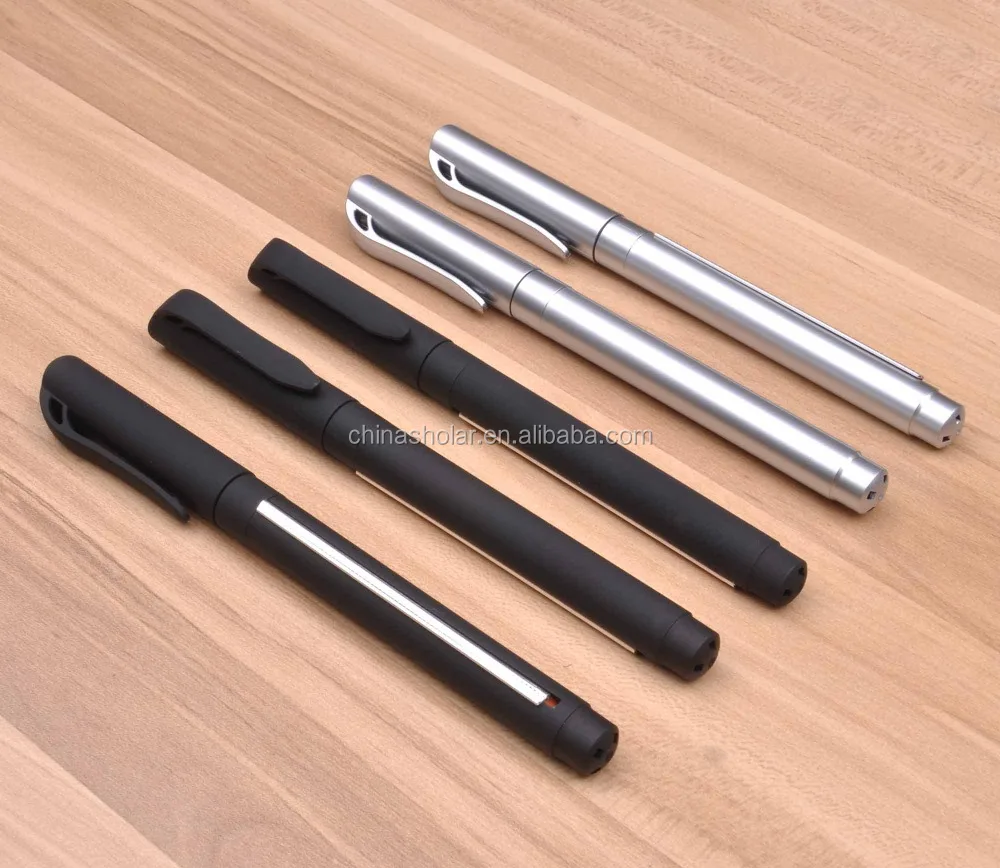 High quality promotional plastic calendar pull out banner pen