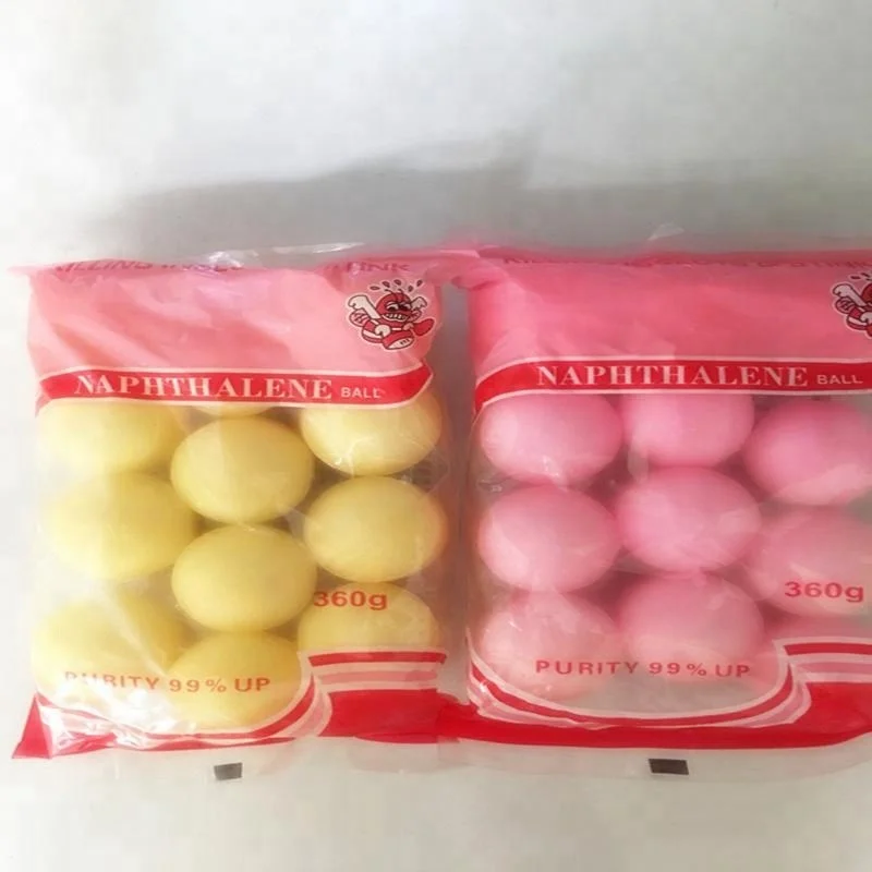 China high quality 360g 99% Moth Balls Pure Refined camphor and naphthalene