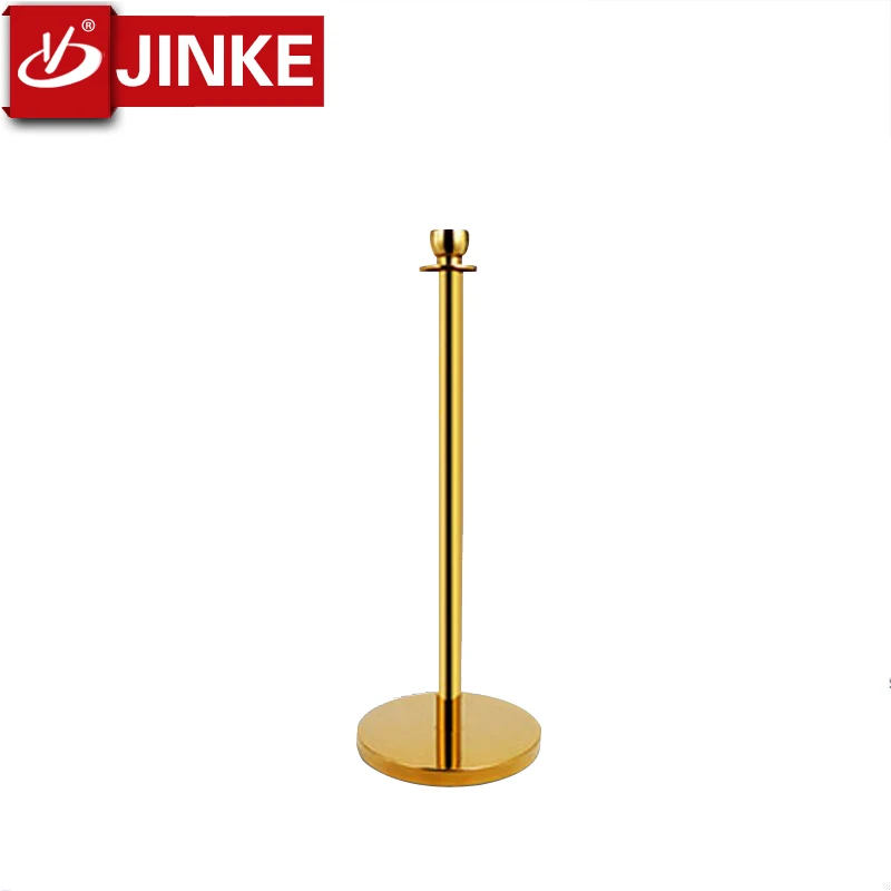 Free Access Parking Road Barriers For Wedding Use Off Road Gold Bollard Stand Heavy Product