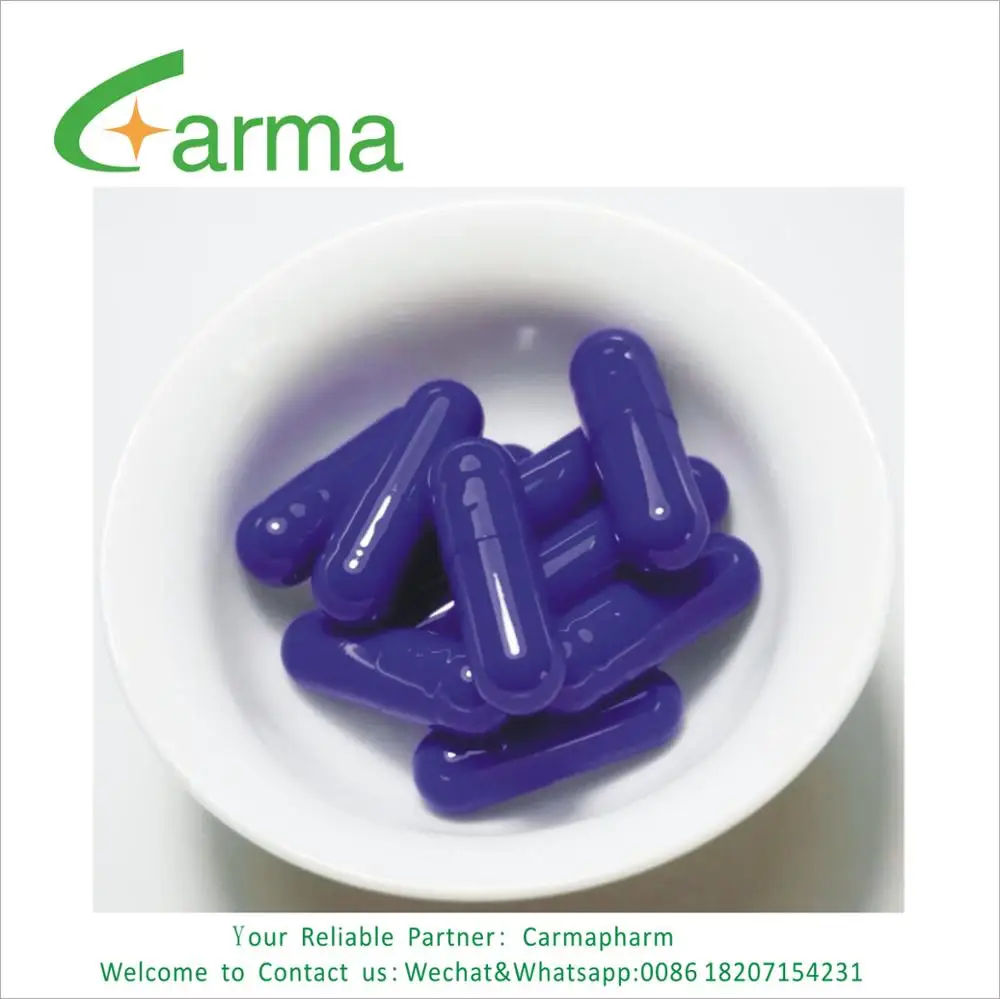 Customized hard gelatin empty printed capsules size 4