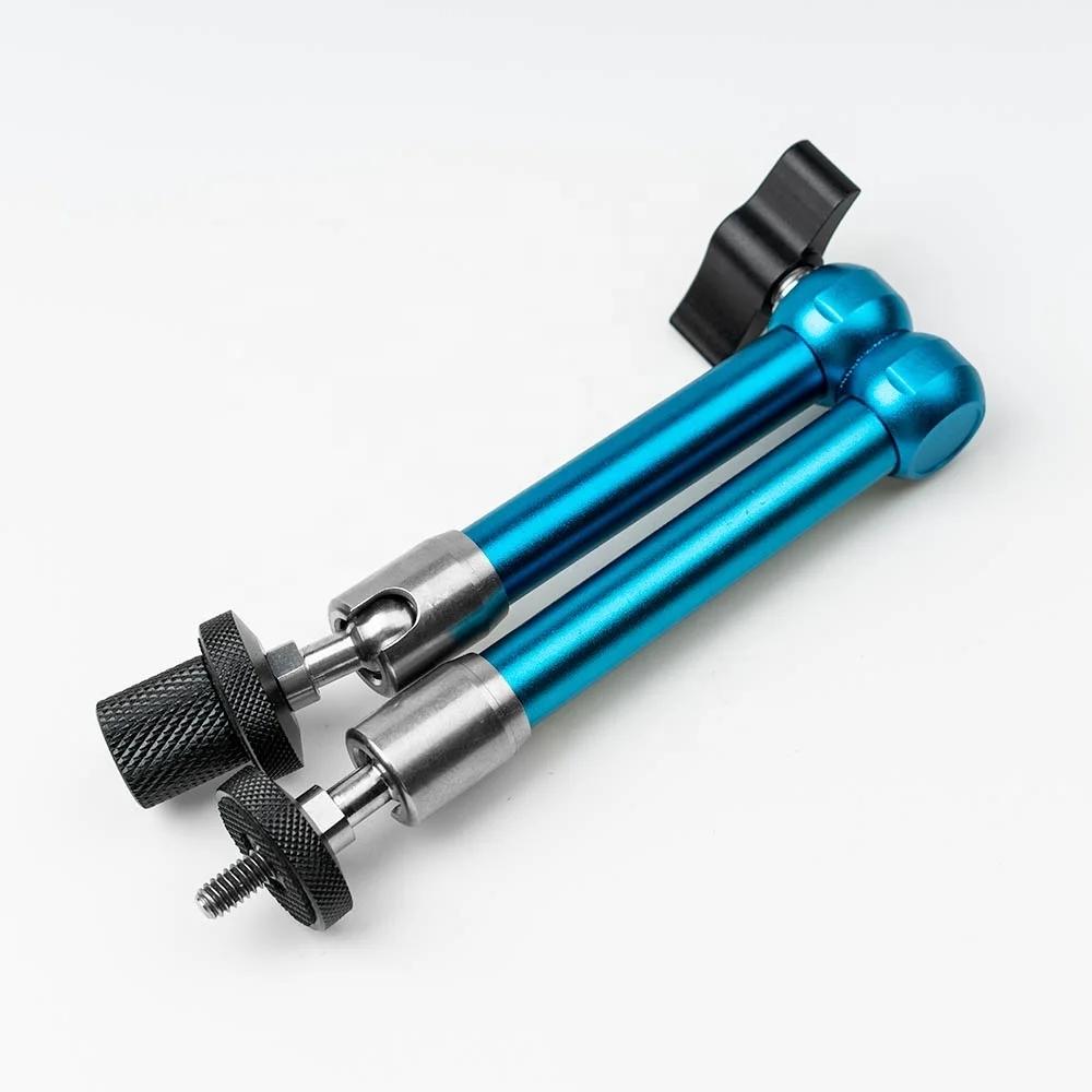 OEM из нержавеющей стали регулируемая 11 дюймов шарнирное сочлененное крепление кронштейн для камеры, ЖК-монитор, светодиодные фонари