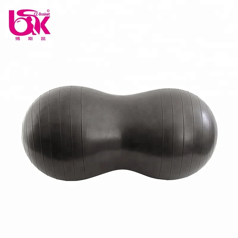 factory supply eco-friendly custom logo with high quality density 50x100cm  peanut yoga ball