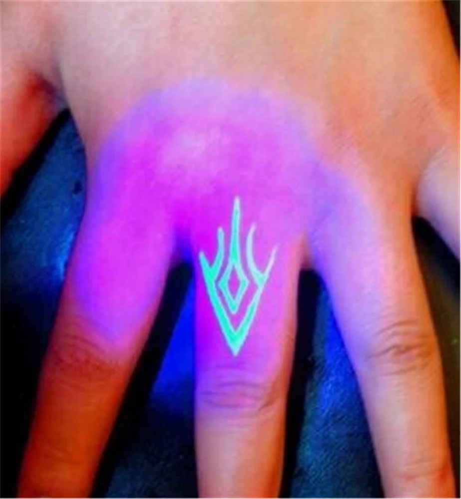 Glow in the Dark Light Body Paint, Print Your Own logo on the Tube Washable Neon Body Paint