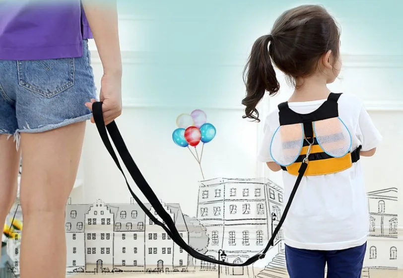 
Kids Safety Walking Harness Leash Backpack Children Wrist Traction Rope Anti Lost Kit 