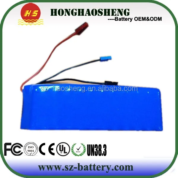 Rechargeable 10s5p 18650 lithium ion battery pack 36v 13ah for scooter