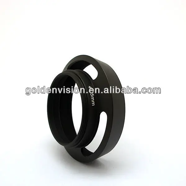 Metal Vented Lens Hood for 40.5mm Filter Thread For Leica Olympus Fujifilm MH-40.5 camera use