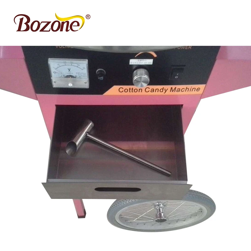 Commercial Flower Fairy Pink Candy Sugar Maker with CE/Vending Commercial Cotton Candy FLOSS Maker Cart Machine