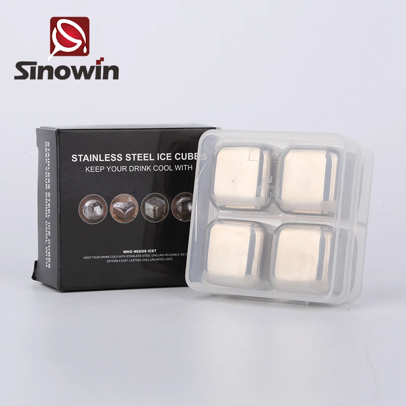 Customized Stainless Steel Cooling Ice Cubes for Beverage Ice