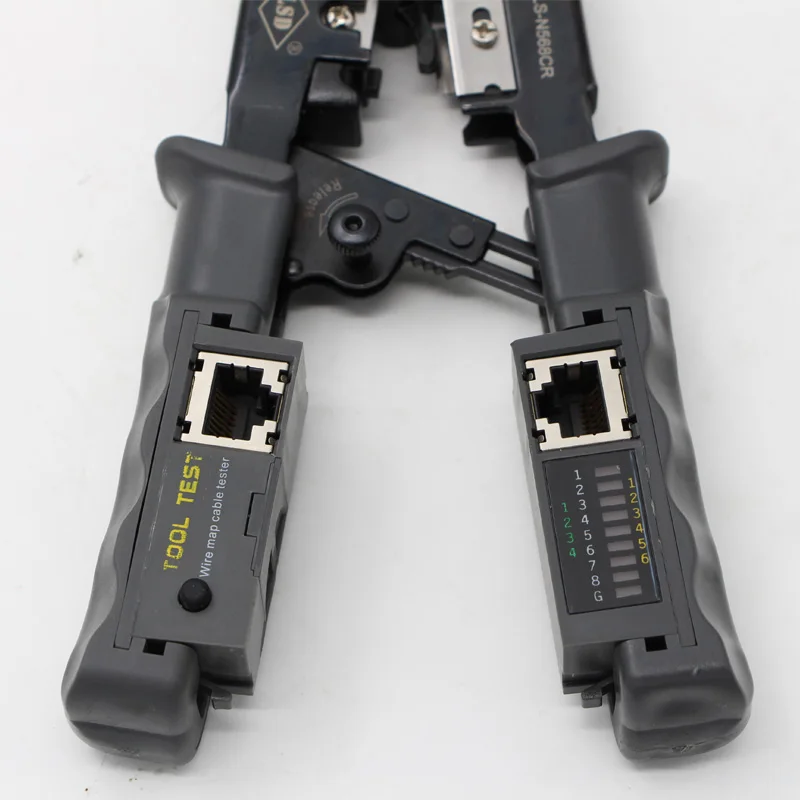 Network Tool Test crimping tool for UTP and STP cables multifunction tool with crimping,cutting and stripping