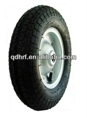 3.50-7 колеса тележки с металлическим ободом