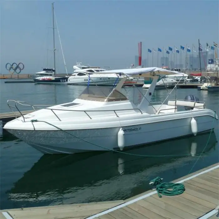 WATERWISH  QD 25 CABIN FRP Cheap Fishing Motor Boat