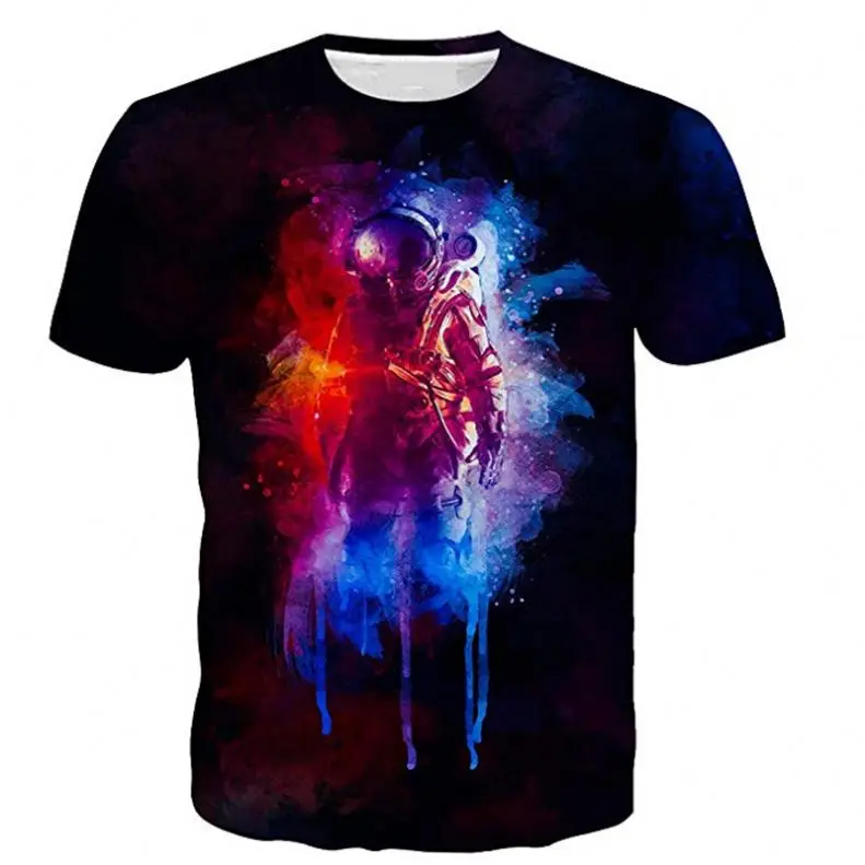 OEM пользовательские 3D футболка печать для оптовых продаж