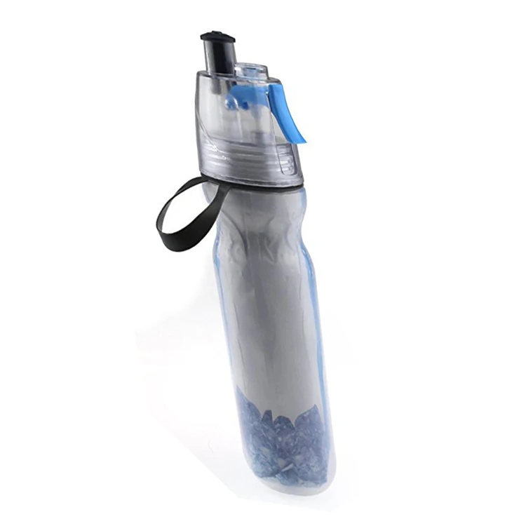 Hot Sale New Double Spray Water Bottle Squeeze Water Bottles Cold Cycling Cup Travel Bicycle Riding Drinking Tool