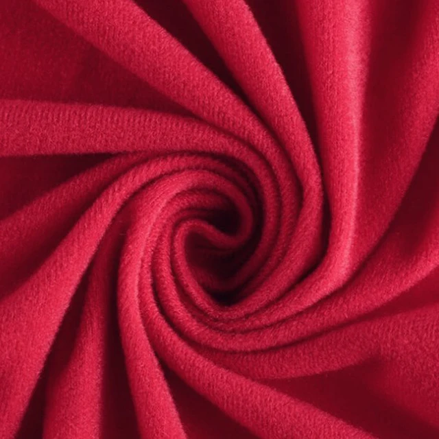 Warp Knitted 100% Polyester Tricot Brushed Loop Pile Nylex Fabric