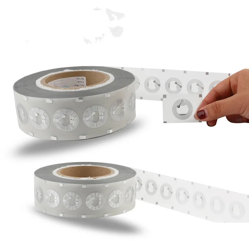 Высокочастотная этикетка чипа M1 Fudan F08 RFID, гибкая сухая инкрустация