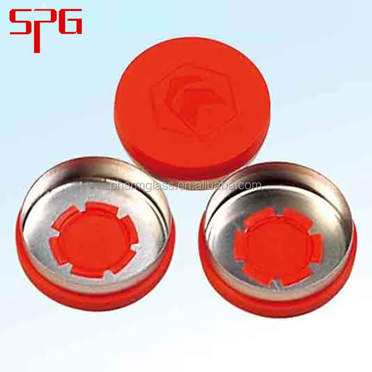 Aluminium plastic multi-cap for rubber stopper sealing