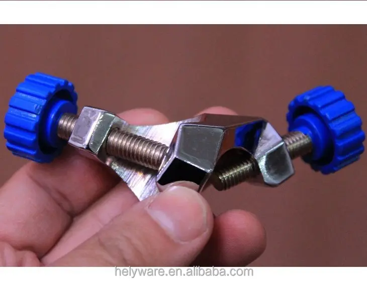 Zinc alloy Right angle lab clamp holder bosshead boss head cross clamp for 4~16mm rods