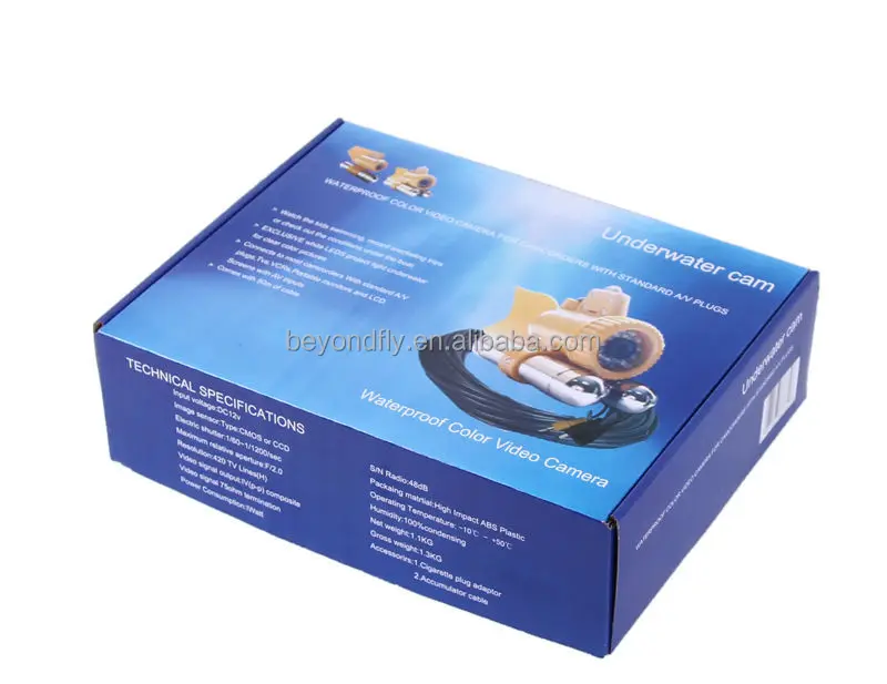 
color CCD underwater submarine camera underwater camera underwater fishing camera CR006A 20m to 300m cable 