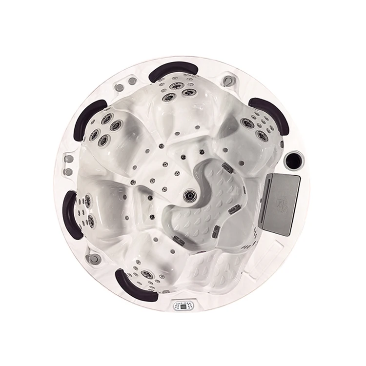 
JAZZI Round Outdoor Whirlpool Bath Tub Balboa System Hot Tub SKT306A 