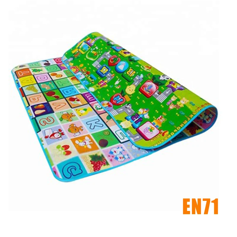 Odorless durable PU soft foam mat for kids Dining table baby Playmat