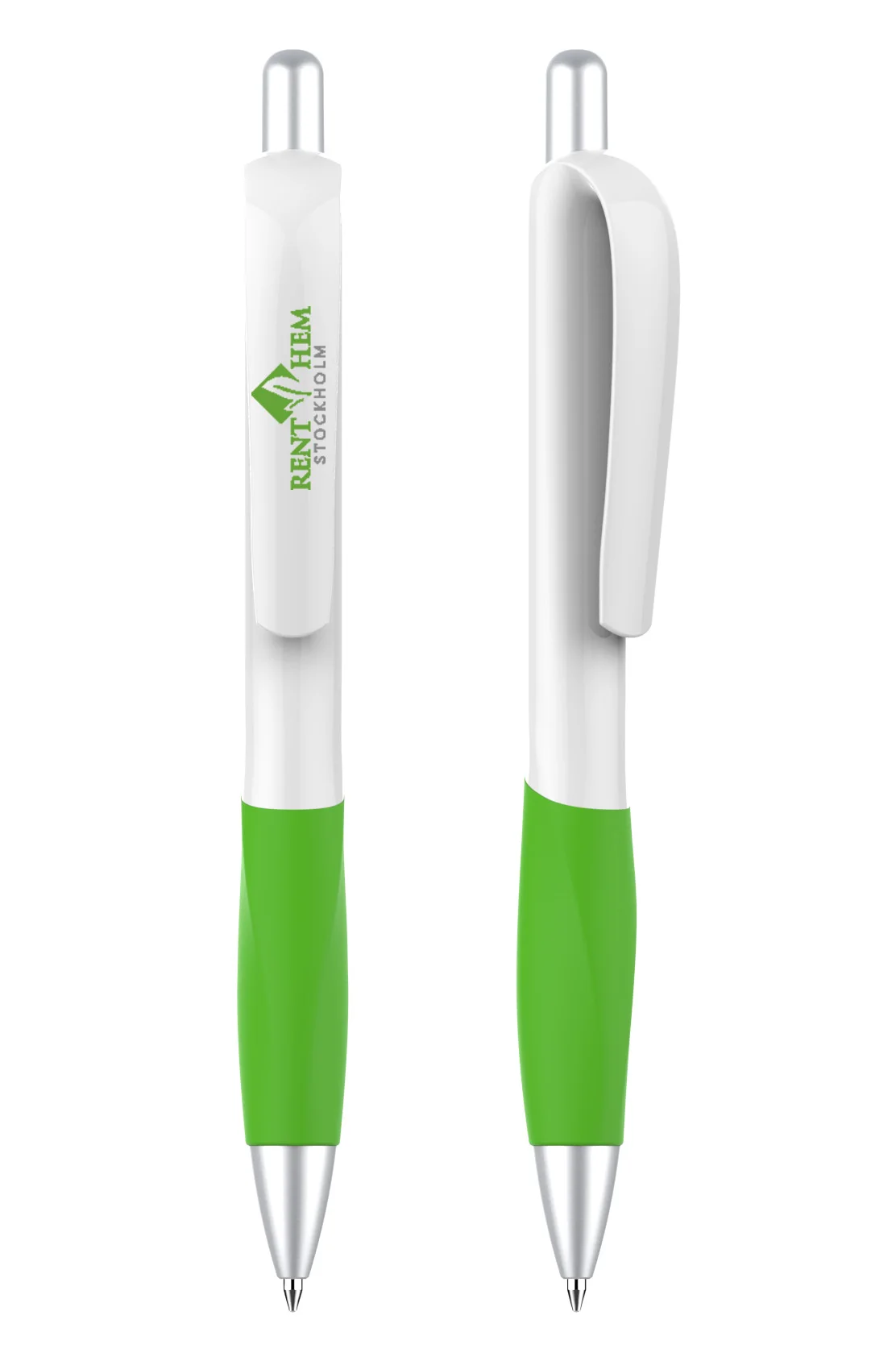 wholesale no minimum order custom logo boligrafos  red blue orange green yellow white pens with custom logo