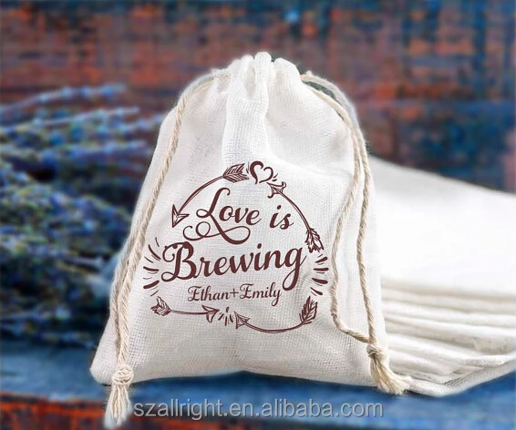 unbleached muslin bags  squares organic muslin bags