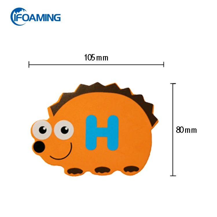 
Custom Animal Shape EVA Foam Bath Toys Educational Baby Toys for Kids 