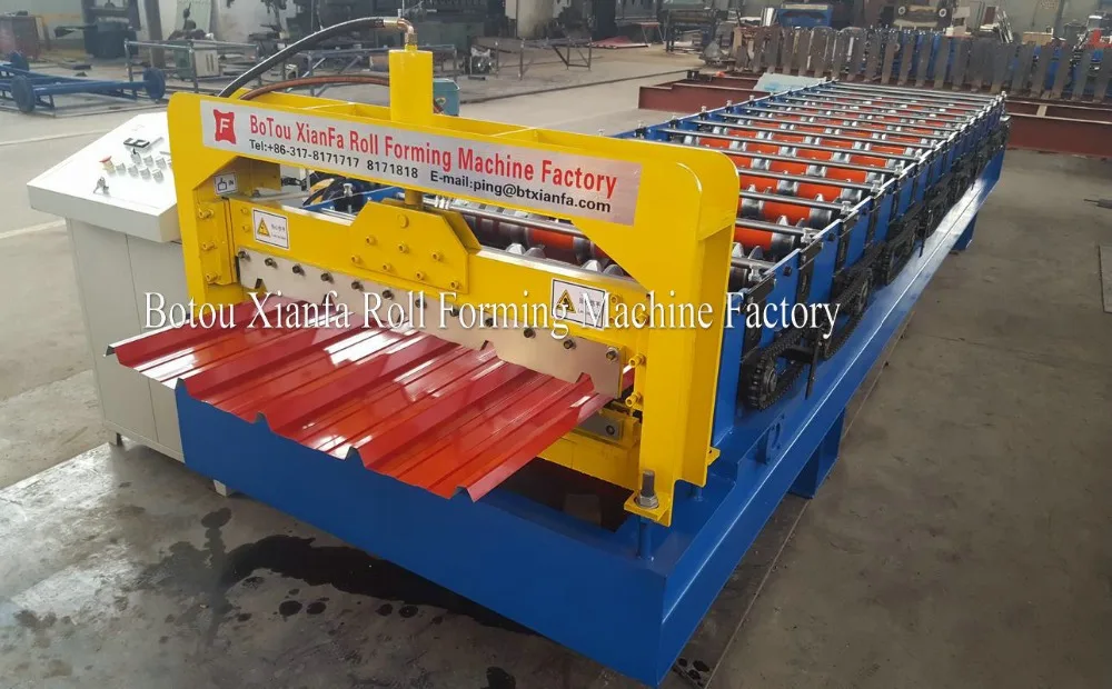 Auto Aluminum Roofing Sheet Iron Sheet Roll Forming Making Machine