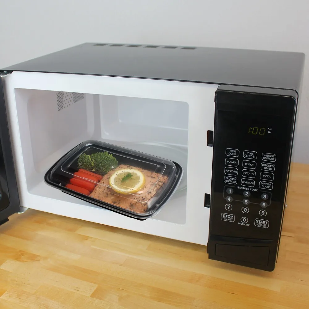  Контейнеры для ланча Bento с 1 отделением и крышками контейнеры хранения продуктов в микроволновой печи посудомоечной машине