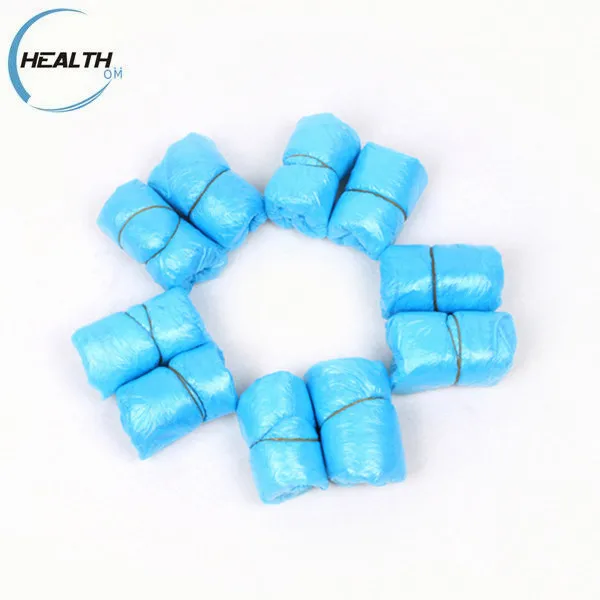 
blue shoe covers pe film shoe cover Medical disposable cpe shoe cover, cpe overshoes <span style=
