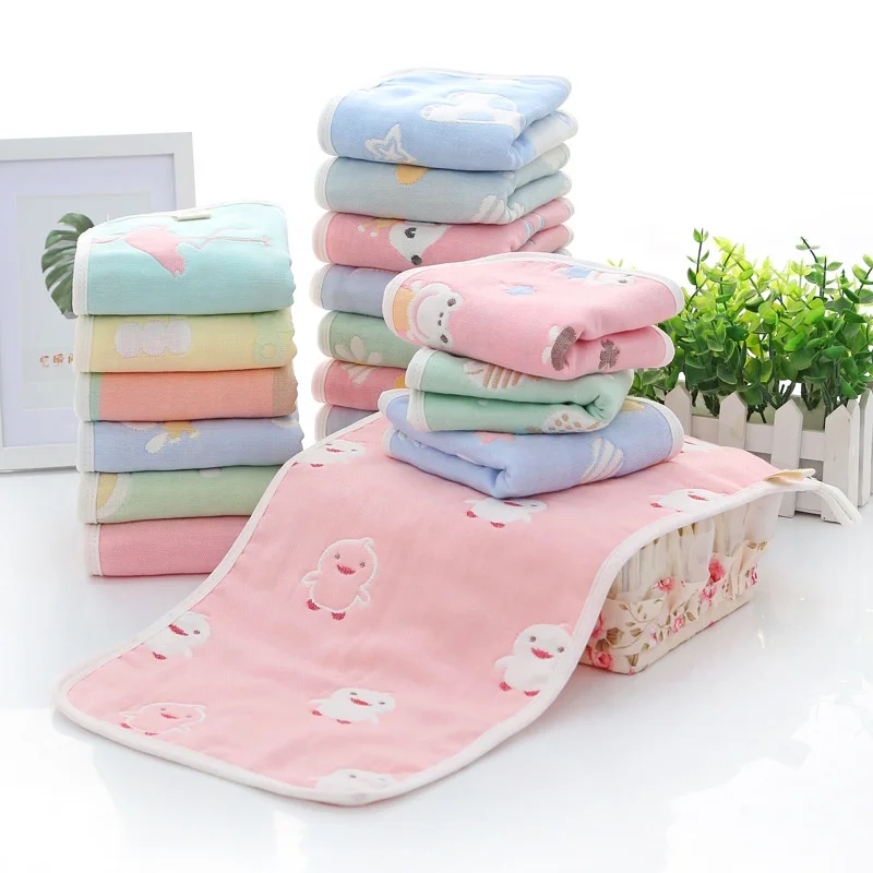 China factory supply oem super quality absorbent soft skin-friendly baby six layer gauze bath towel 100 cotton