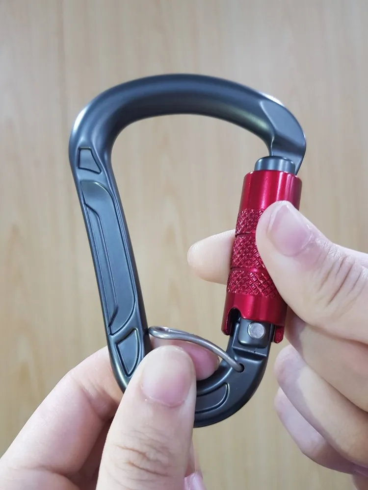 Aluminum Rescue Hanging Safety Carabiner Bulk