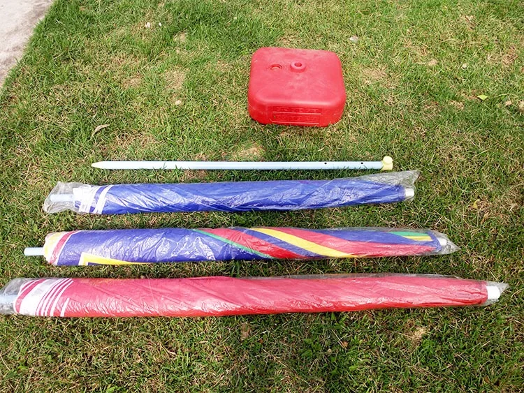 Customized oxford beach sun umbrella sun garden parasol umbrella outdoor promotional beach umbrella