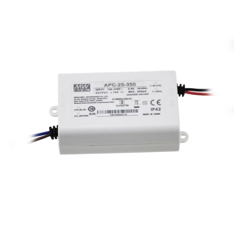 Mean well APC-25-350 25W 350ma Power supply  25w 350ma led driver