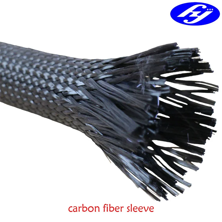 Плетеный саржевый рукав из углеродного волокна