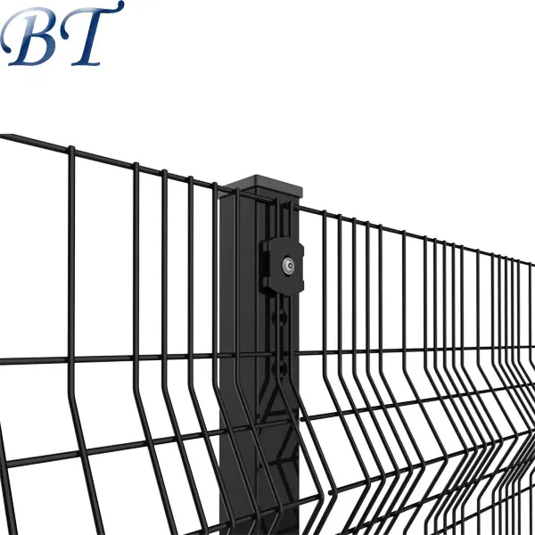 
2018 ISO Certificate Galvanized And PVC Coated Backyard Metal V Pressed Welded Wire Mesh Fence 