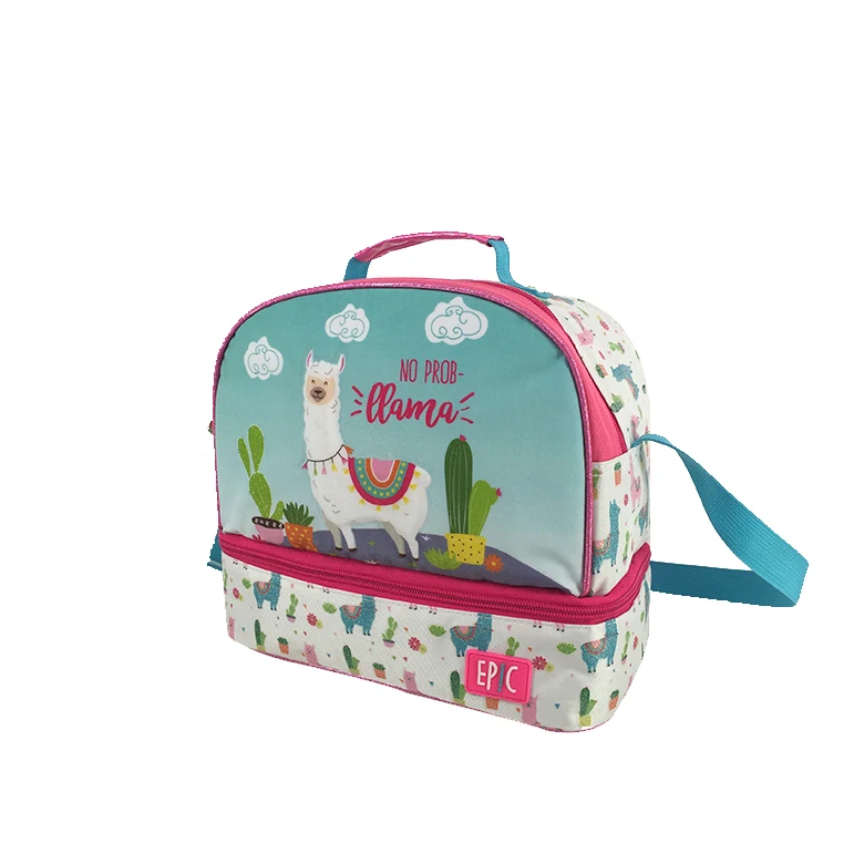 Hot sale custom fashion reusable polyester kids custom soft lunch factory customization comfortable cooler bag