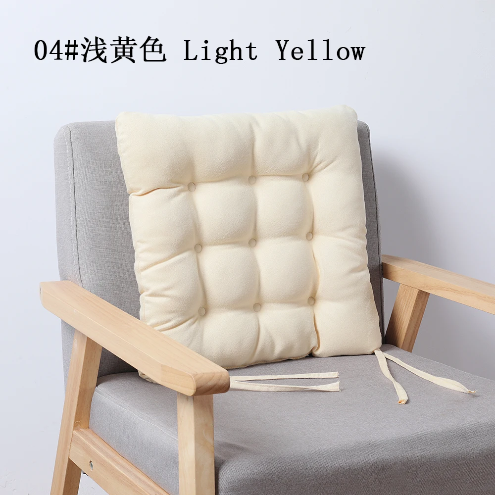 Wholesale square dyed office chair pad seat cushion comfortable home decor