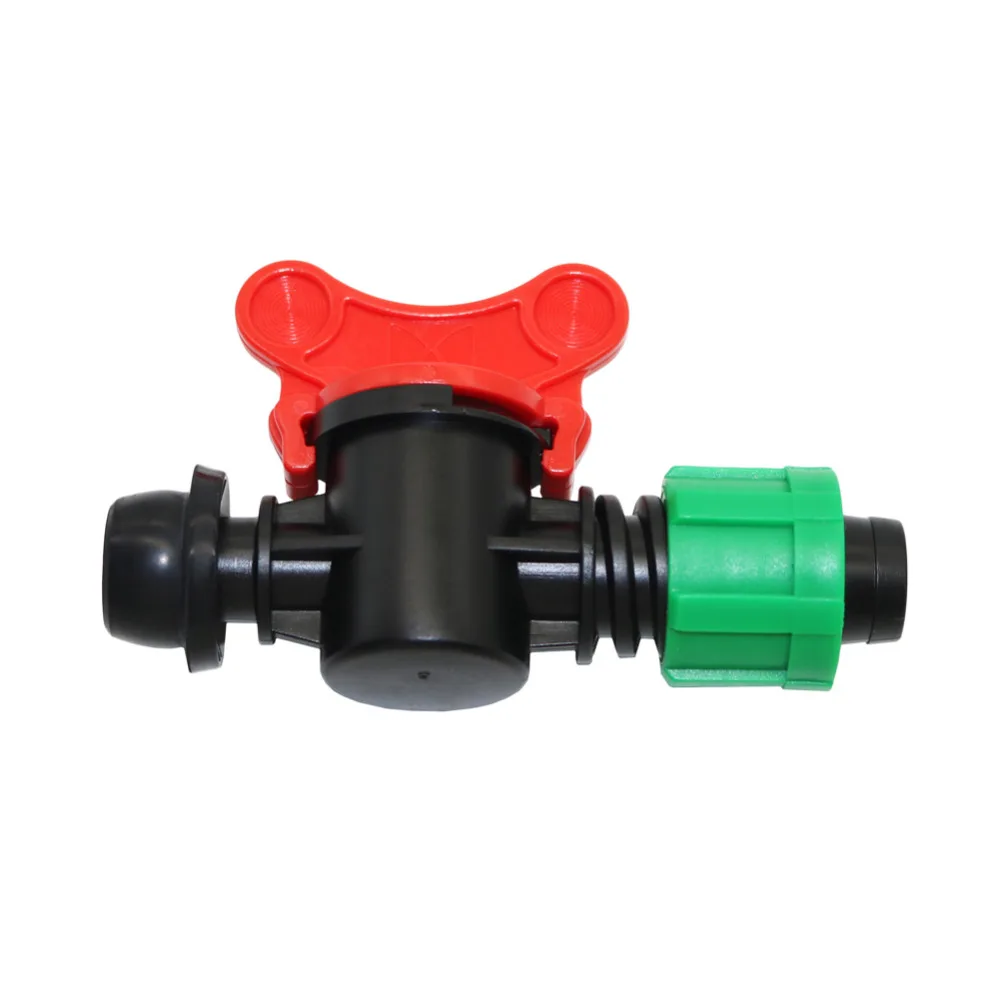 13mm To 15mm Bypass Valve with Lock Rubber Ring Barbed for Drip Irrigation System Waterstop Hose Switch