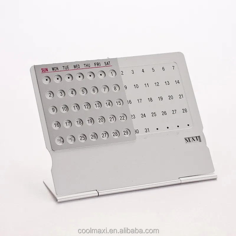 Aluminum Perpetual Calendar