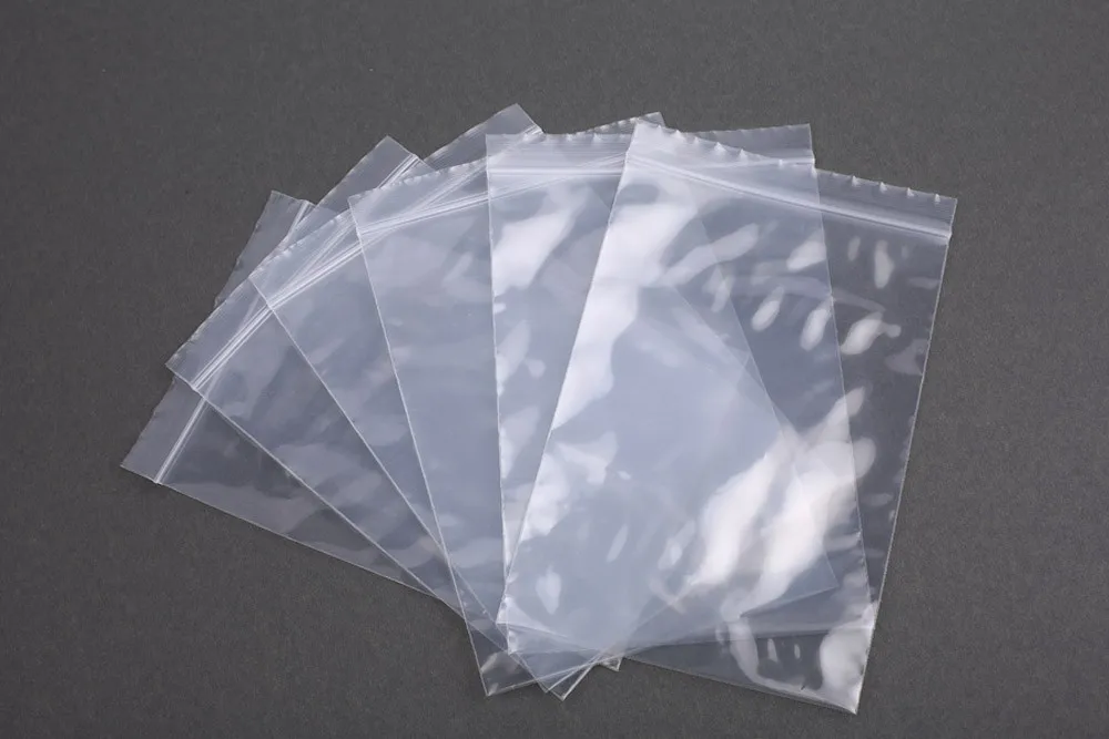 LDPE material clear plastic bags 1kg