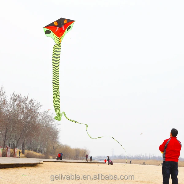 Large easy flying  snake kite chinese for sale