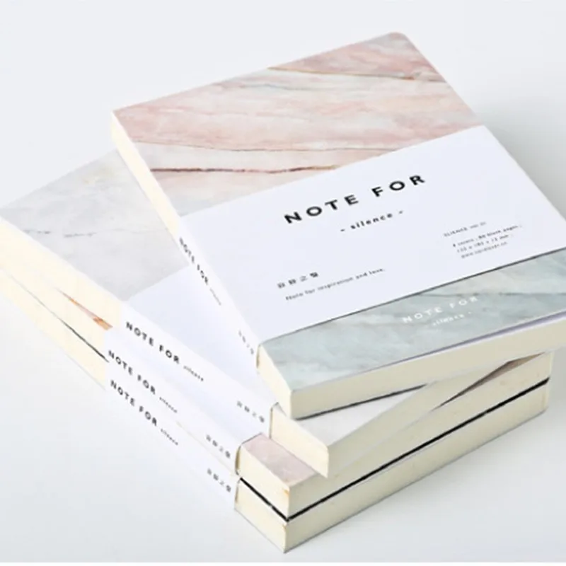 New style design marble notebook made in China dot grid